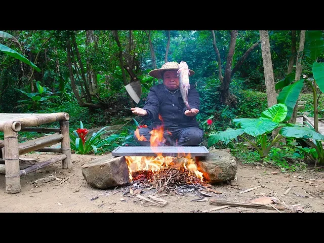 户外烤鱼哪家强?柴火石板爷爷棒,刀上的功夫,火中的美味